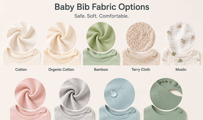 1-Baby bib fabric options guide