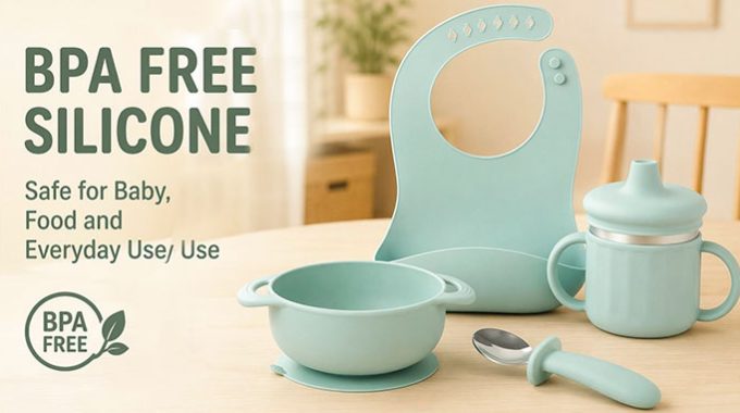 BPA-free silicone baby essentials